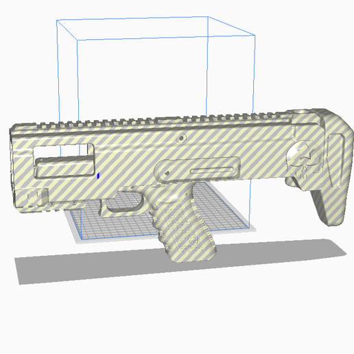 kit glock v3 tático airsoft rifle pdw micro Roni 3D print model - Mito3D