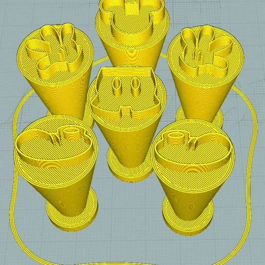 kit marcador brigadeiro pasta americana mickey cozinha confeitaria carimbo stamp 3D print model - Mito3D