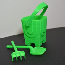 kit para playa game toy 3d print model - Mito3D