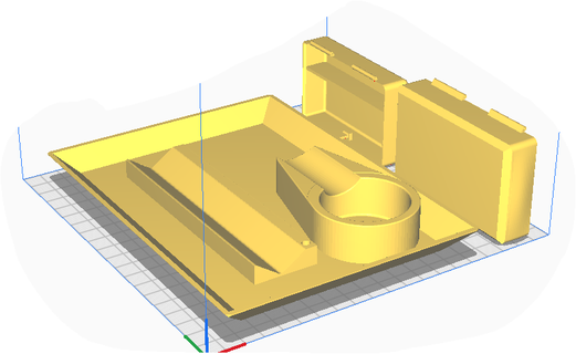 kit tabaco utensili scatola vassoio 3d print model - Mito3D