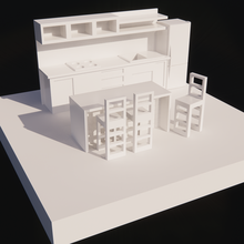 cocina arquitectura mueble 3d print model - Mito3D