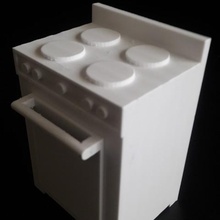 Küche Puppenhaus Spiel - Spielzeug Herd Wohnstätte 3d print model - Mito3D