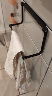 kitchen drawer towel holder Home tea rack 3d print model - Mito3D