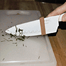 kitchen knife wiper home cuisine wash out cut art deco gadget useful 3d print model - Mito3D