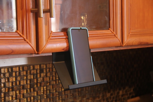 cucina telefono titolare supporto gadget 3d print model - Mito3D