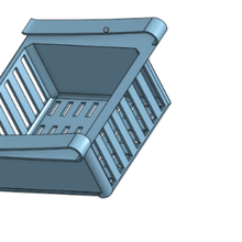 cuisine réfrigérateur espace rangement grille cuisine_diner 3d print model - Mito3D
