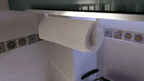 kitchen roll holder support paper 3D print model - Mito3D