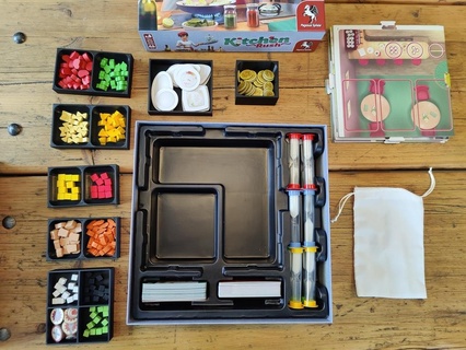 cucina fretta inserire 2019 rivisto edizione pegasus gioco tavolo inserti Giochi 3d print model - Mito3D