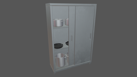cocina conjunto diseño 04 comida oficina cena restaurante bar casa microonda refrigerador lavavajillas habitación 3d print model - Mito3D