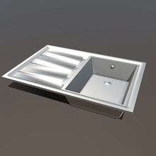 pia de cozinha jogo moderno casa banho torneira toque rapidamente em a 3d print model - Mito3D