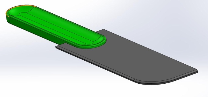 mutfak spatula ev temizlik 3d print model - Mito3D