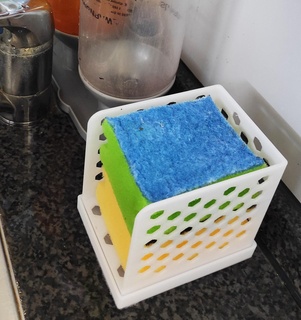 kitchen sponge drip-off box catch tank sponge sponge drip-off drip-dry sponge holder holder kitchen gadget  3d print model - Mito3D