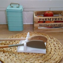 kitchen spoon spatula rest utensil holder mount 3d print model - Mito3D