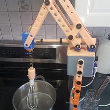kitchen stirring crane home mixing whisking machine 3d print model - Mito3D