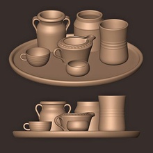 kitchen tools decorative tool holder practical storage accessory cup coffee mug accessories bar vase decoration art cookie interiorn architecture home cook chef food gadgets utensils table 3d print model - Mito3D