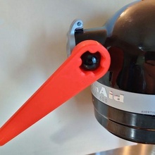 ayudante cocina estante soporte mezclador adjunto archivo cubo pulgar tornillo llave inglesa mariposa comida 3d print model - Mito3D