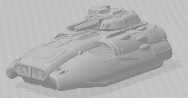 uçurtma keşif araç Battletech tank minyatür 3d print model - Mito3D