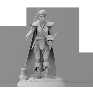 kitiara dragonlance knight fantasy 3d print model - Mito3D