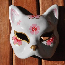 kitsune máscara art la japón el anime 3d print model - Mito3D