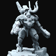 kitten's stealthy waifu game mecha power armour robot tabletop games 3d print model - Mito3D