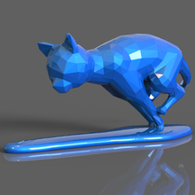 gattino arte gatto carina lowpoly poli animale divertimento piccolo delicato 3d print model - Mito3D