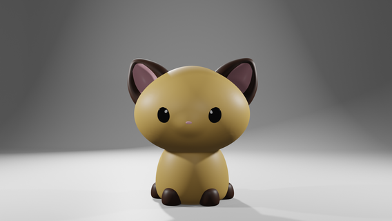 gatito hogar casa animal gato juguete decoración figurilla 3d print model - Mito3D