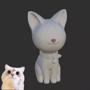 kitty Art kitty kitty cat cat  3d print model - Mito3D
