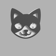 gattino pulsante moda gatto Accessori 3d print model - Mito3D