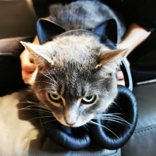 gattino gatto orecchio cuffie moda auricolari auricolare 3d print model - Mito3D