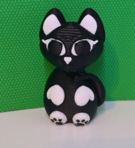 kitty cat Art meow animal 3d print model - Mito3D