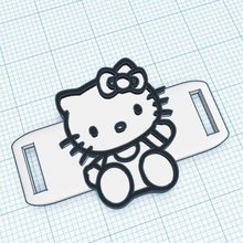 kitty laces 3d print model - Mito3D