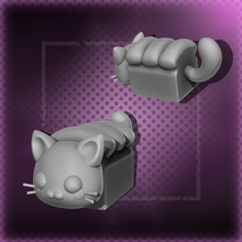 Yavru kedi somun anahtarlık yavrusu nekko dalga Şirin harika ekmek soğuk Chibi Sanat Yazdır 3d kediler yerleşim uyuyor Aşk 3d print model - Mito3D