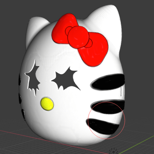 kitty mask chucky series fashion halloween good boy 3D print model - Mito3D
