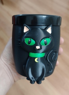 gatinha companheiro gato 3d print model - Mito3D