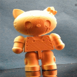 kitty robot kawai cute kitten chogokin obj micro 3d print model - Mito3D