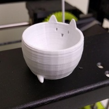 kitty trinket bowl various 3d print model - Mito3D