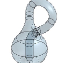 Klein bouteille géométrie math 3d print model - Mito3D