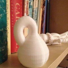 klein bottle mobius vase 3d print model - Mito3D