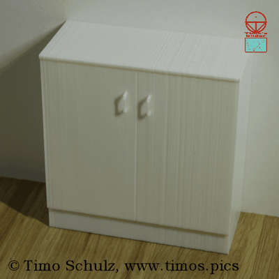 kleiner simple mueble baño ma fiel palo modell modellbau m bel modelar llamada ck schrank plato puñalada stabsketreu modelo trozo of gabinete panel escala to 3d print model - Mito3D