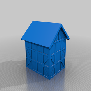 küçük Bahçe kulübesi gart haus binalar yapılar mimari ev 3d print model - Mito3D