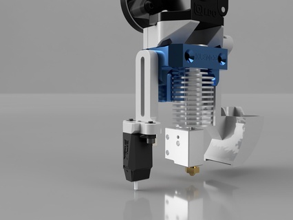 klemco biqu microsonda v2 montar aluminio e3d j head ender monta sensor accesorio 3d print model - Mito3D