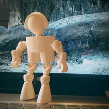 klicket - figura di azione gioco android giocattolo da desktop bambola figurina gioielli titolare snodabili telefono stand posizionabili robot modello 3d print model - Mito3D