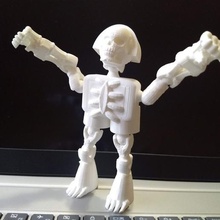 klicket v4 - boney juego figura de acción los huesos calavera la catrina dia muertos muñeca horror jack skellington pesadilla el robot esqueleto skeletor cráneo azúcar en playsets 3d print model - Mito3D