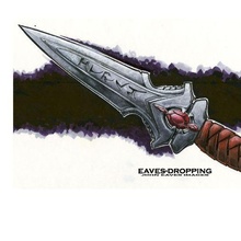 klingon concept dagger john eaves star trek tng knife replica prop design art 3d print model - Mito3D