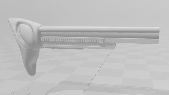 klingon perturbateur fusil crosse réplique 3d print model - Mito3D