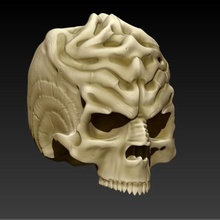 klingon crânio a arte klingo estrela caminhada alien 3d print model - Mito3D