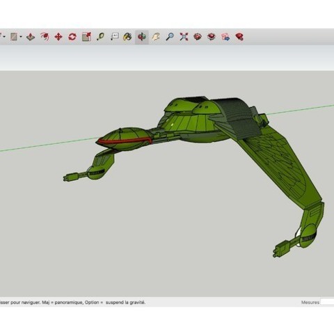 klingon de aves presa star trek gadget 3D print model - Mito3D