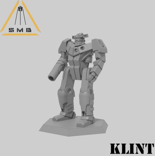 klint scifi space wargame mech american mecha 6mm battletech toy boardgame robot 3d print model - Mito3D