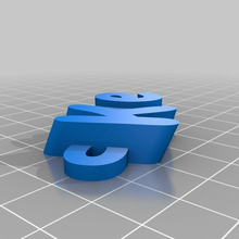 kloe Schlüsselring Schlüsselanhänger angepasst 3d print model - Mito3D