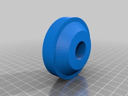 klr 650 rear axle spacer rotor curtain rail stopper automotive 3d print model - Mito3D